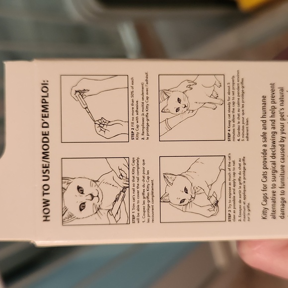 NWOT Kitty Caps, size medium (9-13 lbs) - Picture 6 of 7